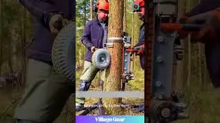That Tree-Climbing Robot is an Absolute BEAST! 🤖 The Ultimate Lumberjack Gadget! #gadget #robot