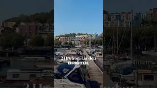 #Bristol #Harbourside #Floating #Harbour #Colorful #Home #Barge #Restaurant #UK #Travel #England