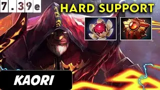 kaori Warlock Hard Support - Dota 2 Patch 7.39e Pro Player Full Gameplay