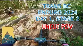 Hunting For Race Pace At Trans BC Enduro 2024 | Mountain Biking Fernie - BC, Canada