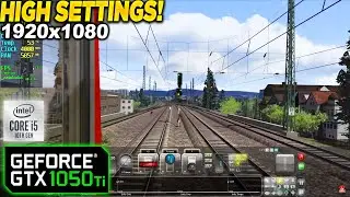 Train Simulator 2016 GTX 1050 Tİ - 1080p High,