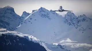 Engadin Airport Februar 2018 [Aviation Music Video] Jean Michel Jarre - Oxygene IV