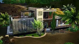 The Sims 4 || Speed Build || Off The Grid Modern Home