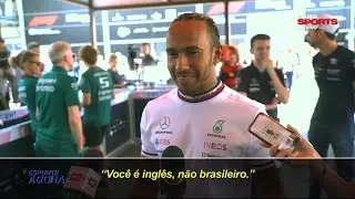 HAMILTON SE DIZ ORGULHOSO POR T&Iacute;TULO DE CIDAD&Atilde;O HONOR&Aacute;RIO DO BRASIL