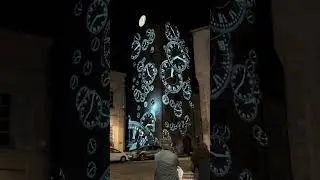 Le Beffroi de Beaune &agrave; 19h - les lumi&egrave;res de Beaune - 2025