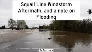 Squall Line Windstorm Recap, Plus a Note on Major Flooding Forecast from an Atmospheric River