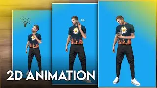 How to make FF 2d Animation || Viral shorts 2d green screen @X4X