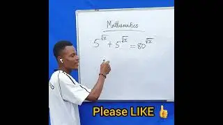 How to solve exponential equation with equal square root powers