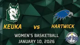 Keuka College Women's Basketball vs Hartwick College on Jan. 10, 2026
