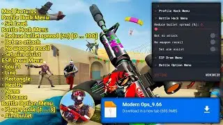 Modern Ops Gun Mod Apk 2025 V9.66 &mdash; прицельная стрельба и отсутствие отдачи