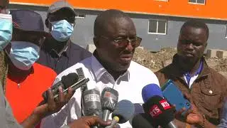 Visite de chantier du MESRI à l'UAM
