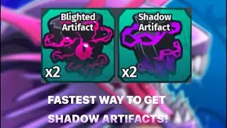 How to get a lot of Shadow Artifacts fast! 🩷🖤 // Creatures of Sonaria // CoS roblox