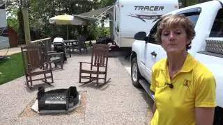 Deluxe Patio Sites - Wisconsin Dells KOA