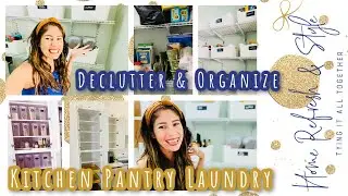 EPIC Kitchen, Pantry and Laundry Room Declutter and Organize!! Nicole Jowers: Home Refresh & Style