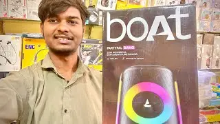 boAt PartyPal Bang 🔥 25 Вт RGB-динамик | Мощный звук и потрясающая подсветка