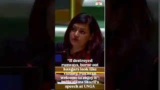 India slams Sharif's speech at UNGA  #viralindia #unga #news