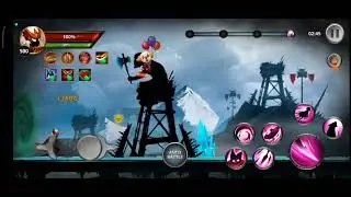 Stickman Legends Shadow War:Defeating All Bosses In Hell Mode With Tao Character (lvl500 Max,Dmg 1M)