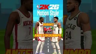 NBA 2K26 BEST MOTION STYLE RACE 🚘 | Kevin Durant VS Giannis Antetokounmpo #nba2k #nba2k26