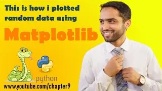 This how i plotted random data using #matplotlib in #python3