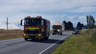 2024-01-07 Fire next to Railway Lines - Kirwee, Christchurch