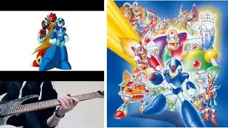【MEGA MAN X】ロックマンX オープニングステージ / Opening Stage (Central highway) guitar cover