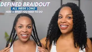 My Simple Secret for Perfect Braid Outs on Natural Hair | Lasts All Week Long