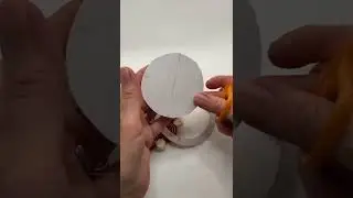 Attaching a cork back to your quillie coaster