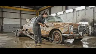 EXTREME Abandoned Restoration | 1962 Mercedes-Benz W111 &ldquo;Batman&rdquo; Reborn as a Timeless Luxury Icon!