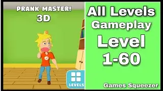 Prank Master 3D All Level 1-60 Gameplay Walkthrough #prankmaster3d #alllevel #game #prank #master