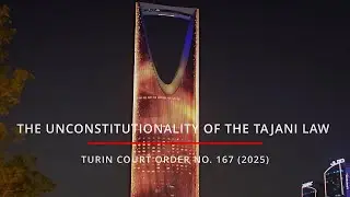 Unconstitutionality of the Tajani Law. Order of the Court of Turin