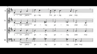 Tom Haydock - Moon River (Henry Mancini) SATB choir arrangement