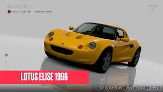 Lotus Elise 1996 [Gran Turismo 5] With Documentary Commentary