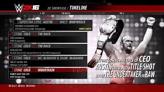 WWE 2K16 Showcase Mode  - Part 18 | Stone Cold vs Undertaker
