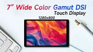 7inch touchscreen, DSI Lcd, capacitive touch display, for Raspberry Pi, IPS, 1280&times;800 resolution