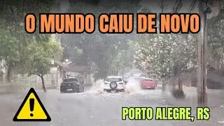 Nova enxurrada cai sobre Porto Alegre e alagamentos se repetem - 18/01/2026