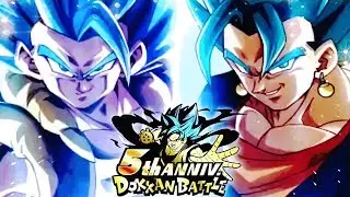 LR GOGETA & VEGITO BLUE! NEW YEAR 5 MOVIE! DBZ Dokkan Battle