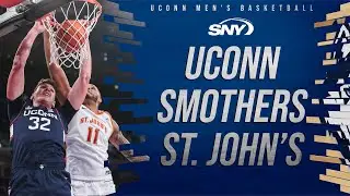 Vin Parise breaks down UConn's win over a struggling St. John's squad on Saturday | SNY