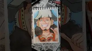 Hi guys this is the Day 4 of my drawing One Piece character's challenge. #ussop #onepiece #artshort