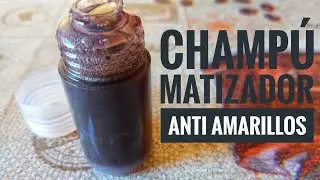 MATIZADOR CANAS Y RUBIOS  CHAMPU ANTIAMARILLO para mujer y varón.