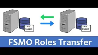 FSMO Roles Transfer #activedirectory #windows #servers
