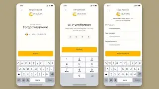 Forgot Password UI Design | Forgot Password, OTP Verification and Password Reset in Figma