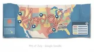 When is Independence Day? - 4th of July 2013 Google Doodle [HD]