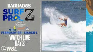 LIVE - BTMI Barbados Surf Pro + Live Like Zander Junior Pro Pres. by Diamonds International - Day 2