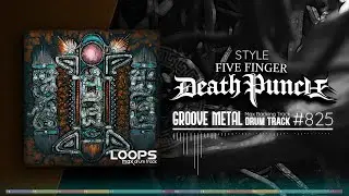 Groove Metal Drum Track / Five Finger Death Punch Style / 115 bpm