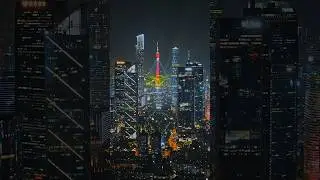 Guangzhou Lights Up the Sky!🔥 | Night Festival Vibes ✨ #shorts