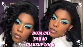 DOJA CAT SAY SO Вдохновленный урок по макияжу
