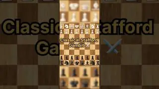 Petrov's Defence | Classical Stafford Gambit | Checkmate in 9 | INSTANTBLUNDERR #chess #prochess