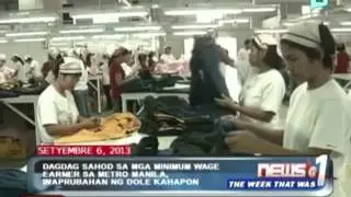 Week That Was: Dagdag sahod sa mga minimum wage earner sa Metro Manila, inaprubahan ng DOLE kahapon