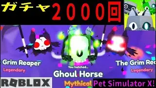 2000回ガチャ結果、最強ペット　eventStrategy, the strongest pet was too strong　Pet Simulator X!【ROBLOX(ロブロックス)】