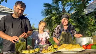 Grandma Naila & Chef Ruslan’s Autumn Kitchen: Preserving Grapes, Figs & Plums (Powidl) for Winter 🍇🍯